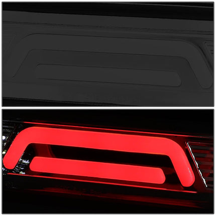 DNA MOTORING 3BL-DRM02-3D-LED-SM Luz de freno trasera de techo LED 3D con lente ahumada [Compatible con Dodge Ram 1500 02-08/Ram 2500 3500 03-09]
