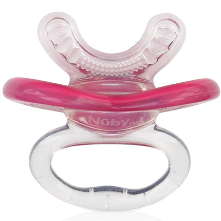 NUBY SOFTFLEX Gum-EEZ First TEETHER 0M+ Boys Blue/Green BPA Free