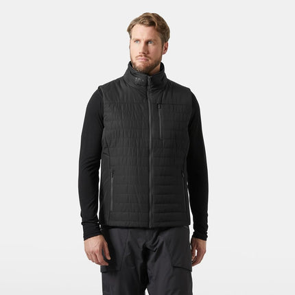 Helly Hansen Mens Crew Insulated Vest 2.0, L, Ebony