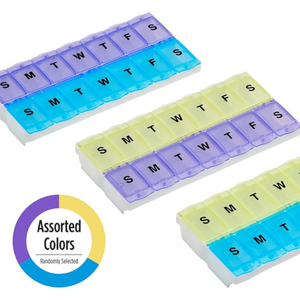 Ezy Dose 2-Week Locking Pill Planner (2XL)