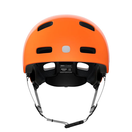 POC POCito Crane MIPS – Kids’ Bike Helmet with MIPS Evolve Protection, Tough PC Shell, Fluorescent Colours, Reflective Details and 360° Adjustable Fit