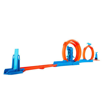 Hot Wheels Track Creator Triple Loop Pack & 1:64 Scale Toy Car
