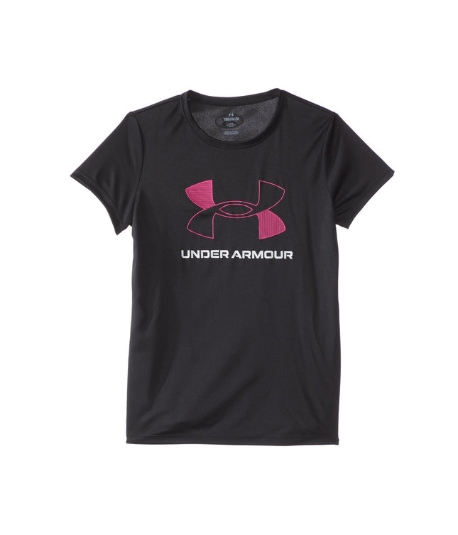 Under Armour Girls' Tech Big Logo Short Sleeve T S