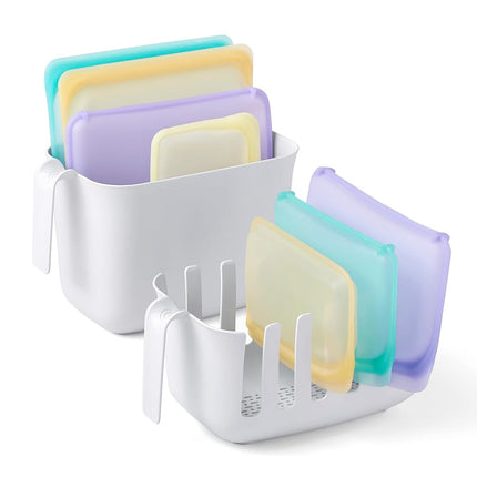 YouCopia Dry&Store Reusable Bag Drying Rack and Bi