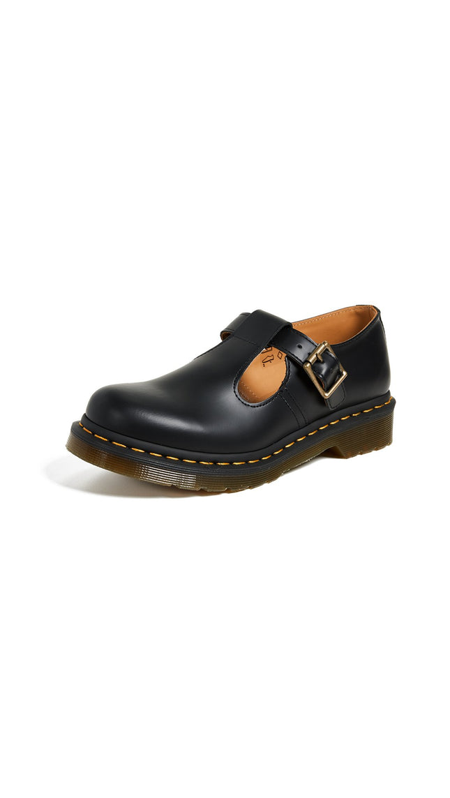 Dr. Martens Women's Polley Mary Jane Flat, Black S
