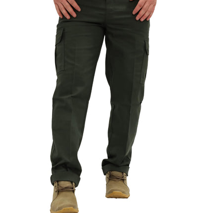 Dickies Boys' Flex Cargo Slim Straight Pant, Olive