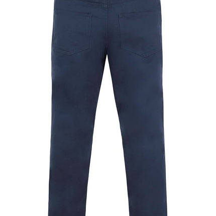 Nautica Boys' Flat Front Stretch Twill Chino Khaki Pant, Navy 5-Pocket, 8
