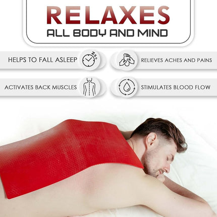 LYAPKO Acupuncture Mat Big Pad 7.0 Ag 2710 Needles. Unique Massager Active Applicator for the Relief of Pain & Stress. Premium Acupressure Patented Therapy Massage Tool