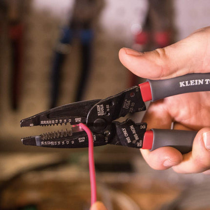 Klein Tools 1019 Klein Kurve Wire Stripper/Crimper/Cutter for B and IDC Connectors, Made in USA, Terminals, More