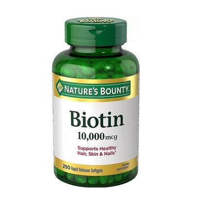 Nature's Bounty Biotin 10,000 mcg, 250 Rapid Relea