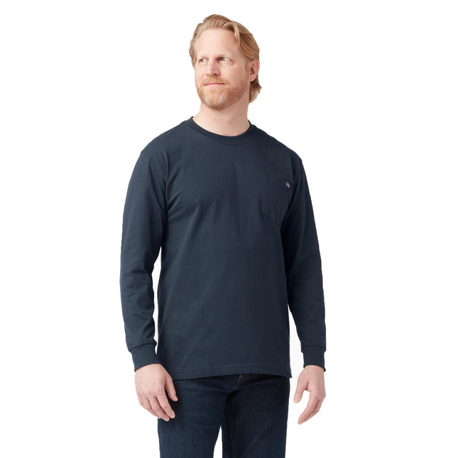 Dickies, Men's, Heavyweight LS Pocket TEE Relaxed,