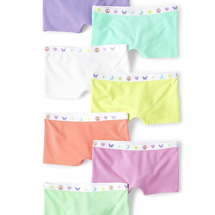 Shorts Enfant Fille The Children's Place, Lot de 7, Multicolore, Petit
