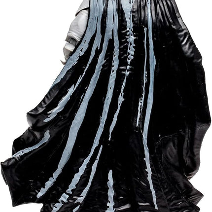 McFarlane Toys, 7-Inch DC Direct Black Adam Gold Label Batman Action (Line Art Variant) Figure with 22 Moving Parts, Collectible DC Black Adam Comic Figure with Unique Comic Book – Ages 12+
