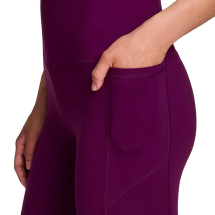 Reebok Odyssey Highrise 7/8 Leggings for Women, 25-Inch Inseam, Pickled Beet, Large
