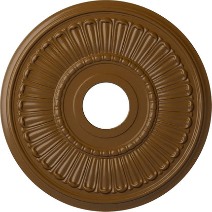 Ekena Millwork CM16MLSTF 16" OD X 3 5/8" ID X 3/4" P Melonie Ceiling Medallion fits Canopies up to 6 3/8", Smokey Topaz