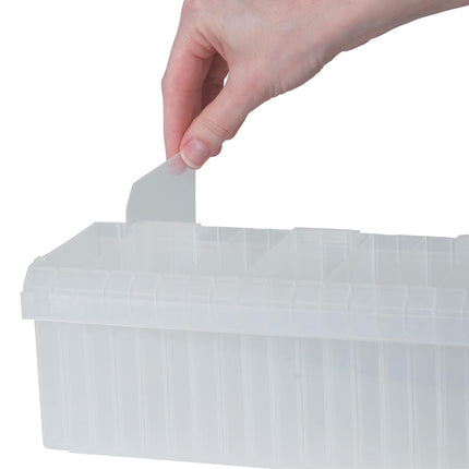 Craft Mates Craftmates 1-Piece 4 x 10.25 x 4.25-inch Ezy-Stack Ribbon Rack 18 Compartments