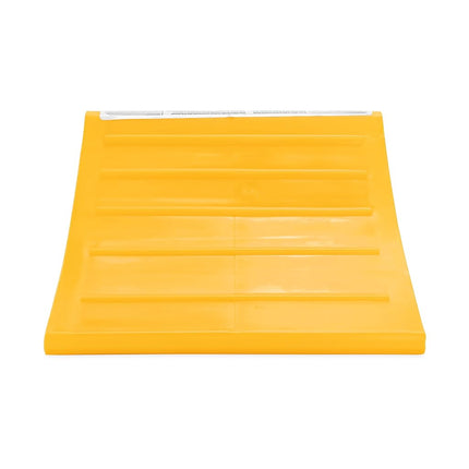 Camco Super Wheel Chock w/Rope - Large, Heavy Duty Trailer Wheel Chock Constructed of Durable Plastic - Features Rope Handle for Easy Removal - Use w/Tires Up to 29-inches – 44475