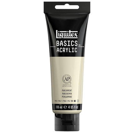 Liquitex BASICS Acrylic Paint, 4-oz tube, Parchmen