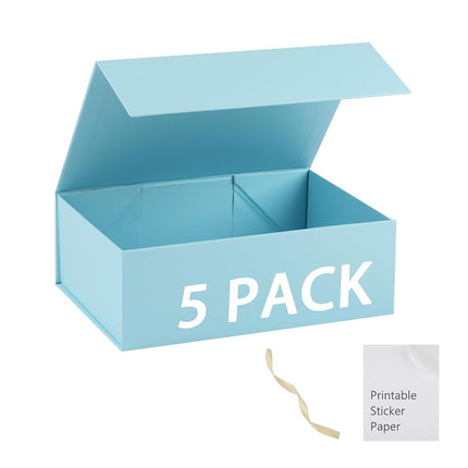 MUMUPACK Light Blue Gift Box,13x11x5.3 Large Gift 