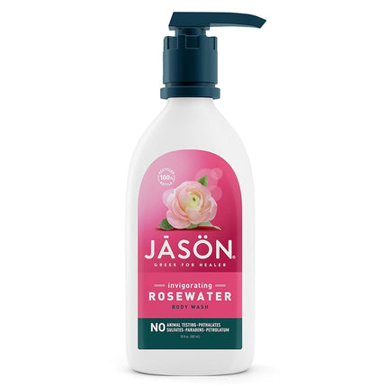 JASON Invigorating Rosewater Body Wash, 887 ml