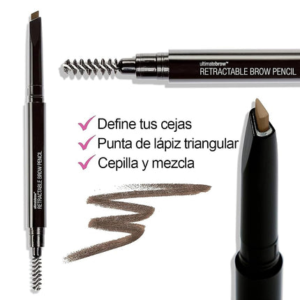 Wet 'n' Wild Ultimate Brow Retractable Brow Pencil - Medium Brown