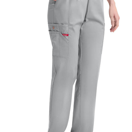 Pantalon cargo médical Dickies femme 86106 EDS Signature coupe Missy, gris, XXS petite