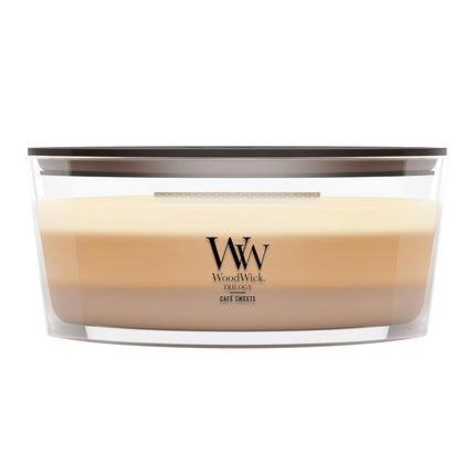 WoodWick Ellipse Scented Trilogy Candle | Café Swe
