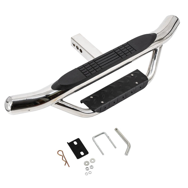 Cobra-Tek Polished Premium Drop Down Hitch Step Fi