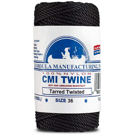 Catahoula Tarred, Twisted, Nylon Twine, 06 (1/4 lb