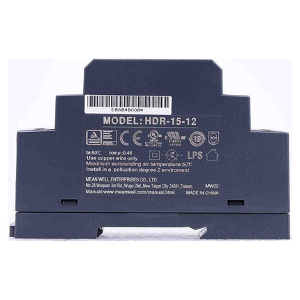 MEAN WELL Ultra Slim Step-Shape 1SU DIN Rail Power