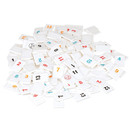 Pressman Rummikub Six Player Edition - The Classic Rummy Tile Game - More Tiles and More Players for More Fun! by , Blue