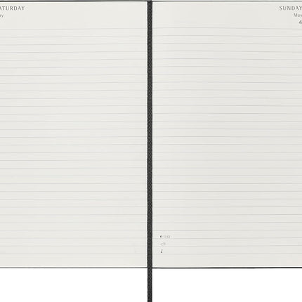 MOLESKINE - 2025-12 Month Daily Hard Cover Diary - Large - Black