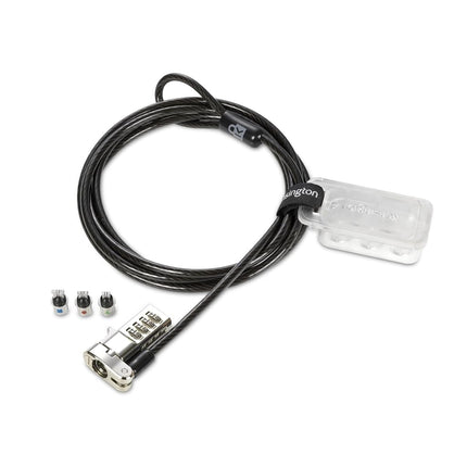 Kensington Universal 3-in-1 Combination Laptop Lock Kit, 1.8m Cable
