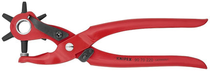 KNIPEX 90 70 220 Revolving Leather Hole Punch Pliers Tool