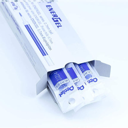 Pentel LR7-C Refillable Cartridge for EnerGel-Pens 0.7 mm, Pack of 12 Blue