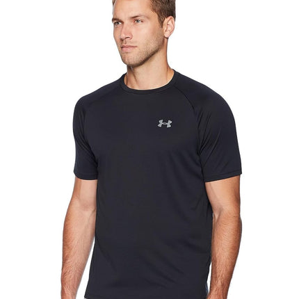 Camiseta de manga corta Under Armour Tech 2.0 para hombre, negra (001)/grafito, XX-Large Tall