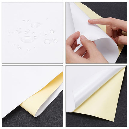 BENECREAT 1mm Thick Self-Adhesive EVA Foam Roll, 78.7x11.8 Inch White Foam Padding Sheet for Furniture Protecting, Gap Filling, Costumes, Gaskets, Wall Protector