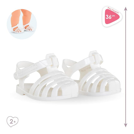 Corolle 9000141610 White Sandals for Baby Doll 36 cm from 2 Years
