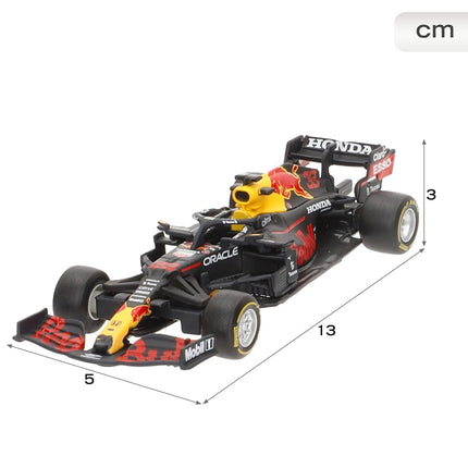 Bburago Formula 1 F1 Red Bull Racing 4-Pack Set - Verstappen - 1:43 Scale - Incredibly Detaield Die-Cast Collectible Replica Race Car Model
