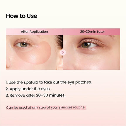 BIODANCE Collagen Eye Patches, Anti Wrinkle & Smile Line Patches for Face, Under Eye Mask for Fine Lines & Eye Bags, Travel Essentials & Self Care Gifts for Women, Korean Skin Care (60 Count)