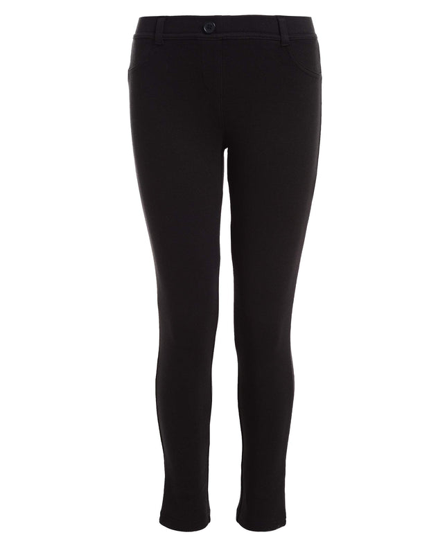 Nautica Girls' School Uniform Stretch Interlock Le