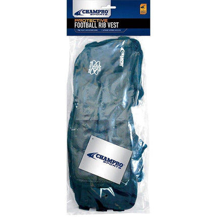 CHAMPRO Air Tech 3 Adult Rib Vest (Black, Large)