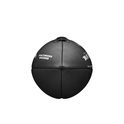 WILSON NFL Team Metallic Premiere Football - Official Size, Baltimore Ravens