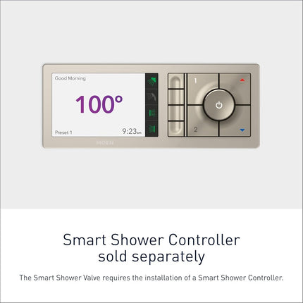Moen S3102, Bathroom U Digital Shower Valve, 2-Outlet