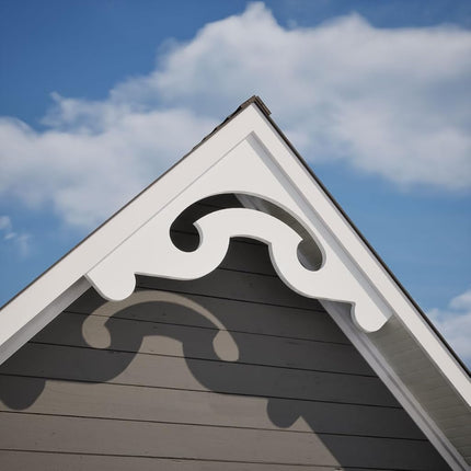 Ekena GPP060X013X100NOR Gable Pediment, Primed, 60" W x 12 1/2" H x 1" P (5/12)