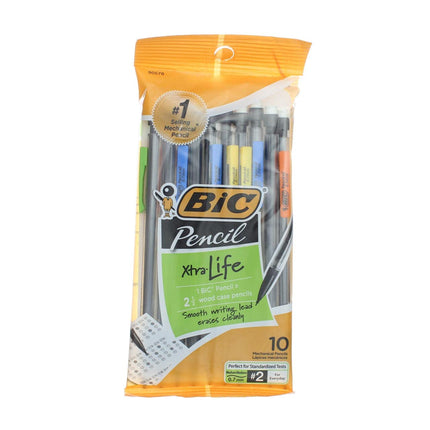 Bic Mechanical Pencil, Medium Point (0.7 mm) 10 ea