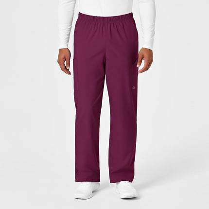 WonderWink Multi-Cargo Pant, Wine, 4X-Large