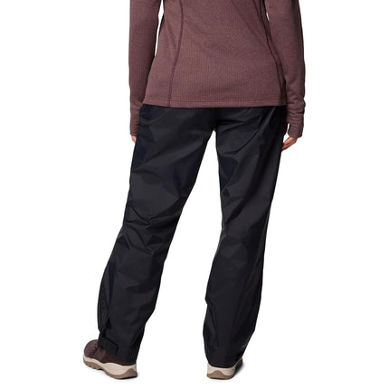 Columbia Womens Storm Surge II Waterproof Rain Pant, Black, 3X Short