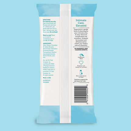 Summer's Eve Gentle Feminine Wipes, Fragrance Free, 32 Count