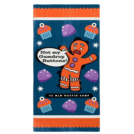 Franco Collectibles DreamWorks Shrek Gingerbread Man Super Soft Cotton Bath/Pool/Beach Towel, 60 in x 30 in, (100% Officially Licensed Product)